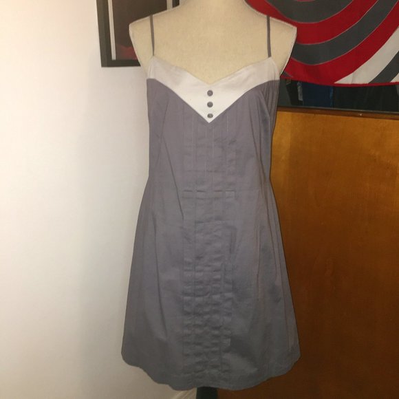 Eve Gravel Tuxedo Dress - Picture 1 of 5